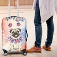 thumbnail image 4 of 4th of July Pug Celebrates Independence Day Travel Luggage Cover Dog Lover Gifts Suitcase Dust Protective Decor - 12010, 4 of 5
