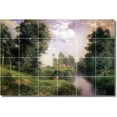 thumbnail image 1 of Ceramic Tile Mural-Thomas Moran Landscapes Painting 514. 72" w x 48" h using (24) 12 x 12 ceramic tiles, 1 of 3