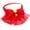 Red, variant on UDIYO Pet Dog Puppy Cat Lace Bell Bow Fake Pearl Adjustable Collar Neck Strap Necklace