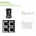 thumbnail image 4 of Cafetera de repuesto de 12 tazas, compatible con Kitchenaid KCM1209 KCM1208 Cuisinart DCC 1220BKS, C, 4 of 8