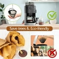 thumbnail image 3 of Filtres à Café Verseurs Filtre Conique Réutilisable pour Cafetière et Machine, 2 Pack Acier Inoxydable, 3 of 4