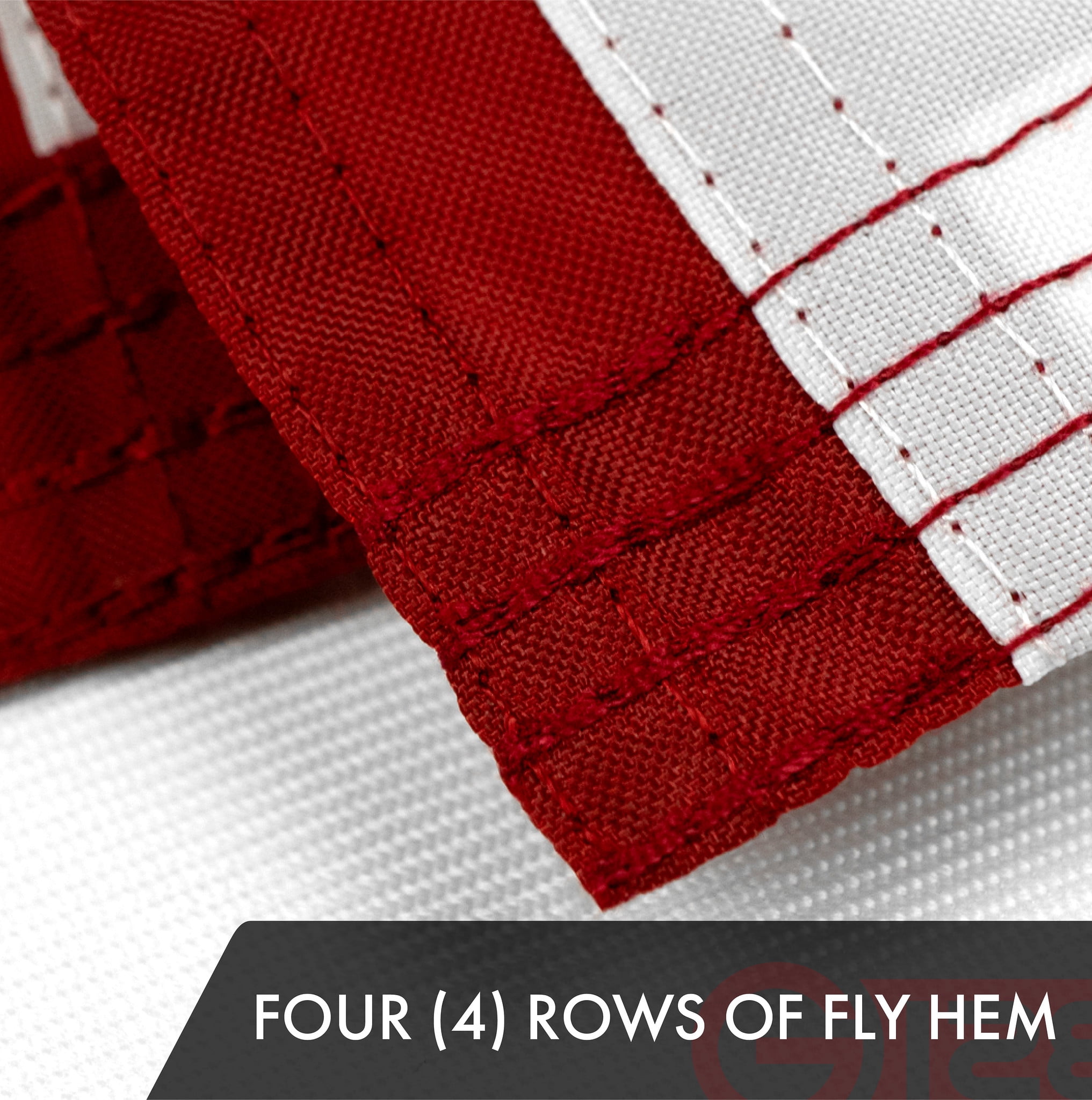 USA American Flag 12x18IN 3-Pack Embroidered Polyester By G128