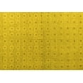 thumbnail image 1 of Ahgly Company Indoor Rectangle Abstract Yellow Modern Area Rugs, 4' x 6', 1 of 4