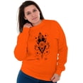 thumbnail image 4 of Fish Triangle Compass Spirit Animal Unisex Plus Fleece Graphic Sweatshirt Brisco Brands 2X, 4 of 5