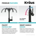 thumbnail image 6 of KRAUS Sellette Kitchen Bar Faucet, Oil Rubbed Bronze Finish, 6 of 8