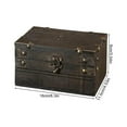 thumbnail image 3 of Pirate Themed Treasured Storage Box Featuring Cryptics Code Mechanism Handcraft Home Accent Statements Pieces, 3 of 9