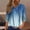 Blue, variant on FamilyThread Womens V Neck Puff Long Sleeve Button Down Tunic Pleated Blouses Fall Tops Ruffle Cuffs Dressy Casual T-Shirts