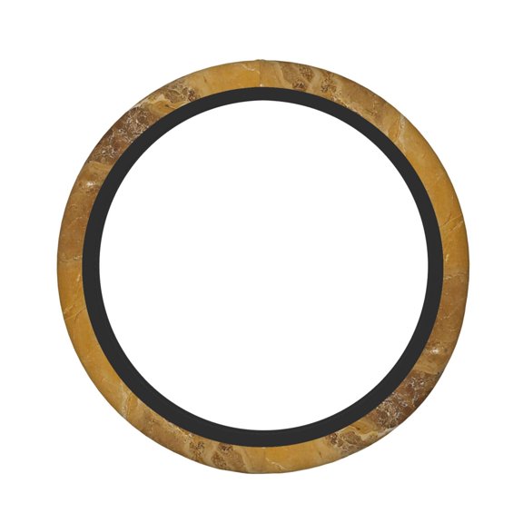 Steering Wheel Cover High Stretch Durable Anti Slip Universal 15 Inch For Cars Trucks Suvs Atv Protects From Heat Cold Wear Sandybrown Marble_3