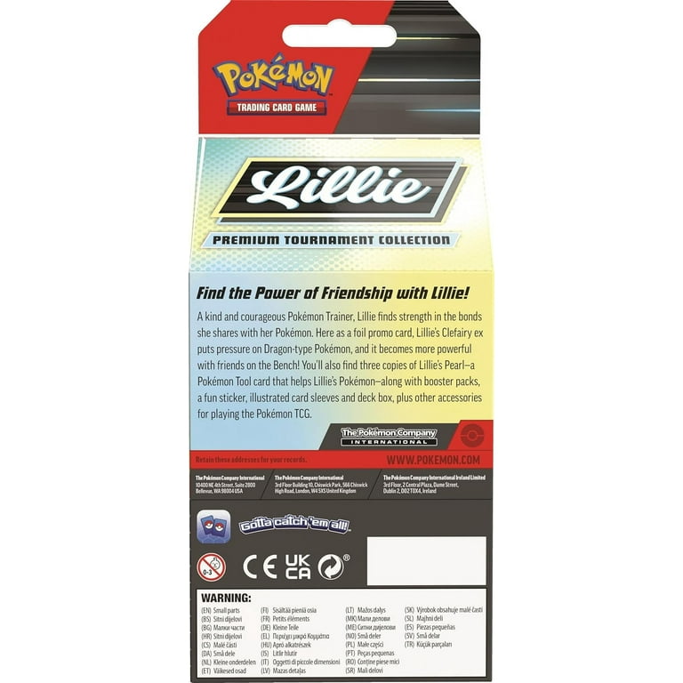 Pokemon Lillie Premium Tournament Box, Includes Clefairy ex