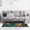 thumbnail image 6 of Hippocampus Luxurious Polyester Area Rug - Elegant Floor Mat for Living Room Decor - Soft and Durable Indoor Rug - Stylish Accent Rug for Home - 5x7 Feet Grey Rug for Modern Home, 6 of 6