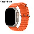 thumbnail image 1 of Protector De Pantalla Compatible Para Apple Watch 8 7 45mm 44mm Actualización De Apariencia Para iWatch Ultra PC Cubierta + Vidrio Templado Convirtiéndose En Gao Jiahui unisex, 1 of 2