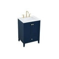 thumbnail image 4 of 24 inch Single Bathroom Vanity in Blue, 4 of 8