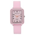 thumbnail image 3 of Resicozy Women's Silicone Watches Quartz Classic Silicone Strap Wrist Watches Water Resistance and Lightweight Watches Pink, 3 of 3