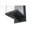 thumbnail image 4 of Elegant Lighting Keaton 8 Inch Outdoor Wall Sconce In Black, 4 of 8