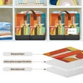 thumbnail image 4 of Yayeee Foldable Storage Basket for Shelves with Handles Set of 2 Waterproof Cloth Bins, Colorful Cocktails, 4 of 7