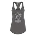thumbnail image 2 of Wild Bobby Saved By Jesus Fueled By Coffee Inspirational/Christian Women Racerback Tank Top, Dark Grey, Large, 2 of 5