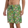 thumbnail image 2 of Logiee Vintage Sugar Skull Print Mens Swim Trunks Quick Dry Board Shorts,Breathable Hawaii Beach Shorts Swimwear Bathing Suits-Large, 2 of 6