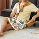 thumbnail image 5 of Balery Flamingo Palm Trees Pantalones cortos de pijama de punto de algodón para hombre con cinturilla y bolsillos-X-Large, 5 of 6