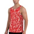 thumbnail image 2 of KLL Beef Print Men's Muscle Gym Workout Stringer Tank Tops Bodybuilding Fitness T-Shirts Tank Tops Men-Large, 2 of 7
