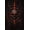 Orange, Pattern 1, variant on ODIKA 8'x10' Washable Area Rug Vivid Orange Black Gothic Skull Cracks Design Intricate Geometric with Fiery for Living Room, Under Sectional, Family , Durable, Non-Slip
