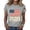 Grey, variant on Only Moment Womens Festival Shirts Crew Neck Short Sleeve Vintage American Flag Short Sleeve Patriotic Independence Day Tops Light Violet,S