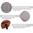 thumbnail image 2 of Miangastore Sac de Rangement Portable pour Guitare, Portefeuille Acoustique Électrique en Plectre, 2 of 8