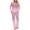 Pink A, variant on Jamicy Loungewear for Women Valentine's Day Gifts for Wives Womens Pajama Sets Long Sleeve Sleepwear Round Neck Nightwear Soft Pjs Lounge Sets with Pockets