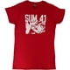 thumbnail image 1 of Sum 41 - Camiseta Embrace de Algodón para Mujer (Rojo), 1 of 2