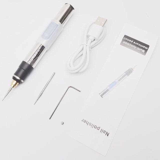 Bolígrafo grabador eléctrico taladro profesional bolígrafo tallado para madera (42 Uds. Plateado) Ndcxsfigh Para estrenar