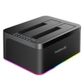 thumbnail image 1 of Estación de acoplamiento para disco duro Inateck RGB USB 3.0 con puerto USB-C, 1 of 6