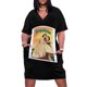 thumbnail image 2 of Brigadoon - Camiseta de cuello redondo para mujer Vestido Holgadoon con bolsillos ropa de mujer, 2 of 7