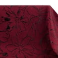 thumbnail image 5 of Zelouf Fanya Floral Metallic Jacquard  , Sewing, DIY, Crafts Fabric by the Yard, Crimson, 3 Yard, 5 of 5