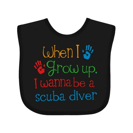 

Inktastic Future Scuba Diver Childs Diving Gift Baby Boy or Baby Girl Bib