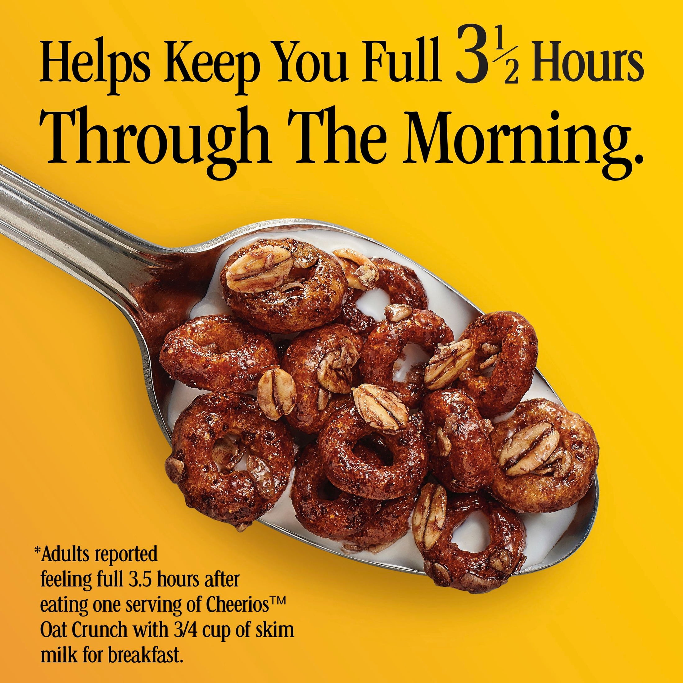 (3 pack) Cheerios Oat Crunch Chocolate Breakfast Cereal, Made with Whole Grain, Family Size, 24 oz