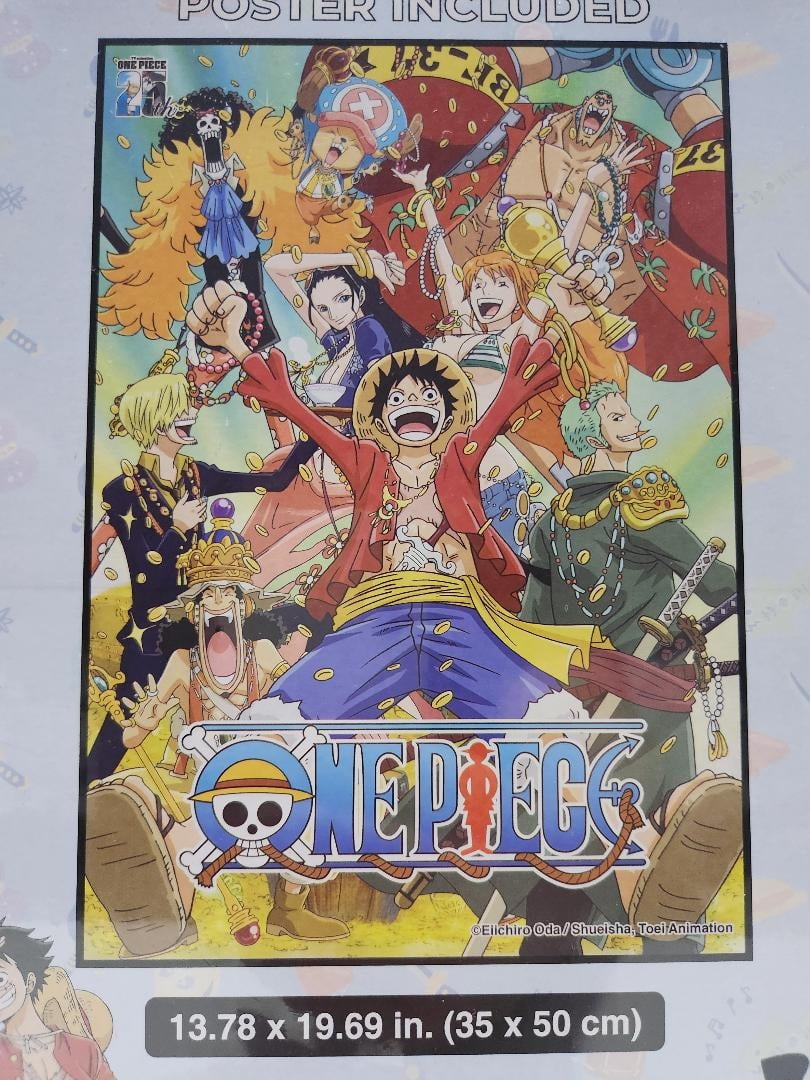 De.Bored One Piece Monkey D Luffy, Nico Robin, Jimbei, Nami and The Straw Hat Crew 300 Piece Puzzle - 14 x 20 Inches
