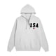 thumbnail image 3 of MHFRRA Sudadera con Capucha y Media Cremallera Estampada, Ligera, Informal, con Bolsillo Frontal Tipo Cangurera para Mayor Comodidad Diaria Blanco, 3 of 3