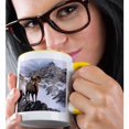 thumbnail image 2 of Bighorn Sheep Looking Down The Valley, 11oz Two-Tone Yellow Mug, 2 of 7