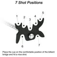 thumbnail image 5 of Wooden Retractable Billiards Pool Cue Stick Bridge with Removable Plastic Bridge Head, Black, 5 of 6