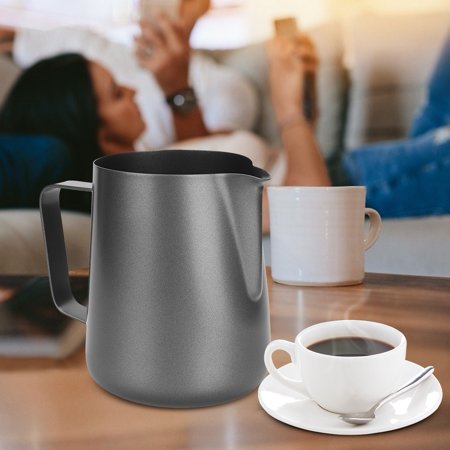 

Milk Frother Cup Stainless Steel Non-stick Coating Coffee Pitcher For Home