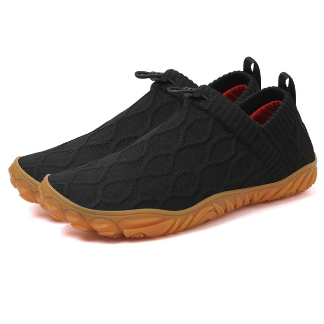 Zapatos descalzos para hombre Zapatos sin cordones resistentes al desgaste ligeros para otoño invierno