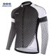 thumbnail image 3 of Camiseta de ciclismo profesional de manga larga KEMALOCE Camo para hombre, color negro, para primavera, para ciclismo de montaña, de poliéster, de manga larga, transpirable, 3 of 5