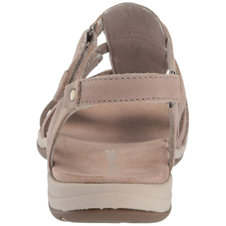 Easy Spirit Women s Sailors Flat Sandals Taupe 7 M Walmart