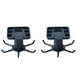 thumbnail image 4 of Moqsnm - 2 ganchos giratorios de 360 grados para techo de cocina, espátula, utensilios de cocina, gancho de almacenamiento, montaje en pared, gancho giratorio de 6 garras, 4 of 5