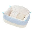 thumbnail image 3 of TOOYFUL Warm Hamster Nest, Sugar Glider Hammock, Hamster Hanging Bed, Soft Small Animal Cage, Guinea Pig House for Sugar Gliders Sleeping Blue, 3 of 10