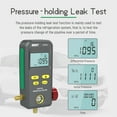 thumbnail image 3 of Refrigeration Digital Manifold Gauge HVAC Vacuum Pressure Gauge Air Conditioning Maintenance Diagnostic Tool Freon Temperature Tester R410a R134a Refrigerants Kit, DY518, 3 of 14