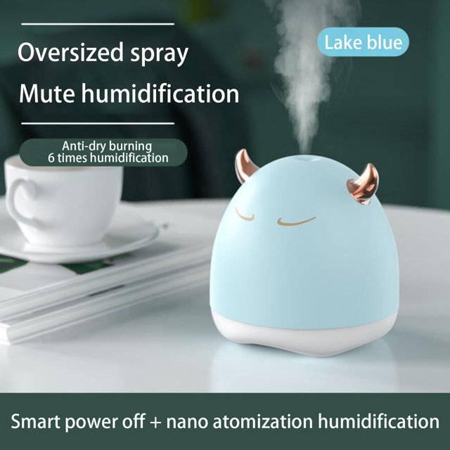 Xihbxyly Ofertas de hoy Humidificado Silencio USB 280 ml, Humidificado Portátil Para Dormitorio y Oficina.