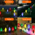 thumbnail image 4 of LSLJS Solar Lights Outdoor, Christmas Decorations 8 Pcs Colorful Flame Shape LED Lights Solar Powered Waterproof Ground Plug Lamp Xmas Holiday Scene Layout Night Lights for Garden Courtyard Pathway, 4 of 4