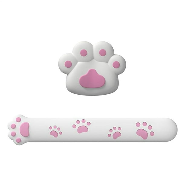 ReposamuñEcas para Gatos, Soporte para MuñEcas para Gatos con Teclado de 2 Piezas para Aliviar el Dolor Al Escribir, Soporte para MuñEcas para Juegos de Teclado de Computadora
