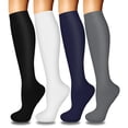 thumbnail image 1 of Calcetines de compresión Iseasoo para mujeres y hombres que ayudan a la circulación, 1 of 6