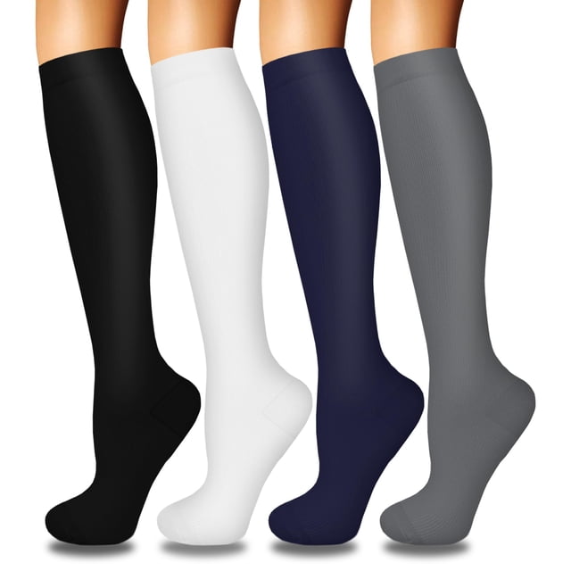 Calcetines de compresión Iseasoo para mujeres y hombres que ayudan a la circulación